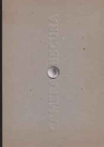 Ausstellungskatalog: Camera Obscura, Stölben, Frank, 1995, Carl Hanser Verlag