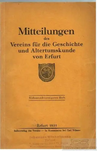 Buch: Mitteilungen des Vereins für die Geschichte und... Gaenschalz. 1931