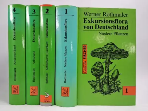Buch: Exkursionsflora von Deutschland Band 1-4, Werner Rothmaler, G. Fischer