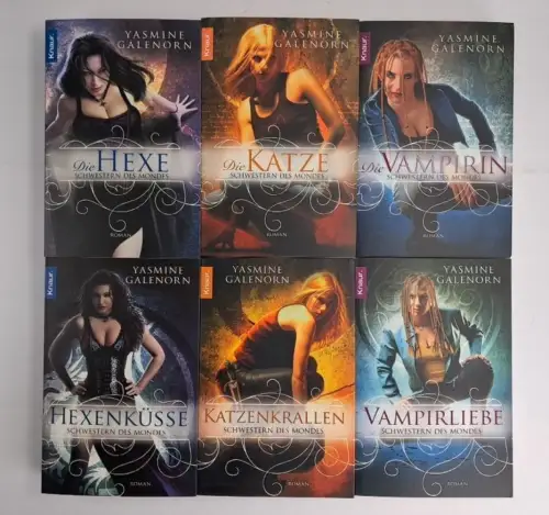 Buch: Schwestern des Mondes 1-6, Yasmine Galenorn, Knaur, Hexe, Katze, Vampir