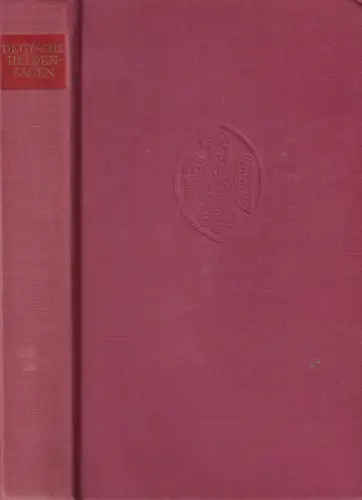 Buch: Deutsche Heldensagen, Hecht, Wolfgang und Gretel. 1970, Insel Verlag