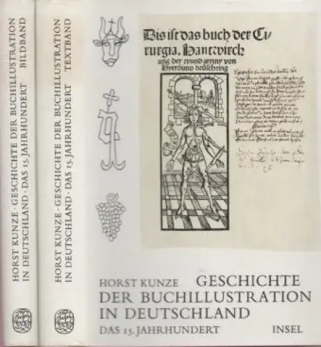 Buch: Geschichte der Buchillustration in Deutschland, Kunze, Horst. 2 Bände