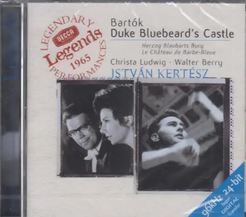 CD: Bela Bartok, Duke Bluebeards Castle, 1999, Istvan Kertesz, Decca, Klassik