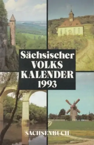 Buch: Sächsischer Volkskalender 1993, Blankenburg, Carl-Ernst. 1993, Sachsenbuch