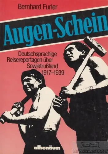 Buch: Augen-Schein, Furler, Bernhard. 1987, Athenäum Verlag, gebraucht, gut