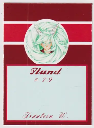 Sammelkarte: Artprint Hund - klonschaf-wolli, Fräulein W., Tierkreiszeichen