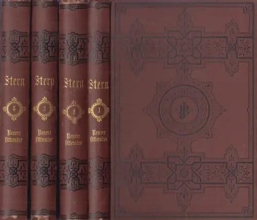 Buch: Geschichte der neueren Litteratur, 4 Bände, Stern, Adolf, 1882