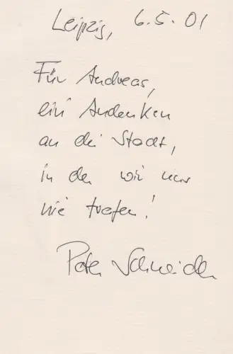 Buch: Und wenn wir nur eine Stunde gewinnen, Schneider, Peter, 2001, Rowohlt