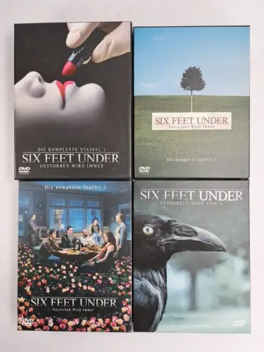 4 DVD-Boxen: Six Feet Under. Staffel 1-4, HBO, Alan Ball, Michael C. Hall
