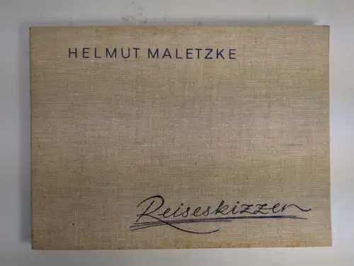 Mappe: Reiseskizzen, Maletzke, Helmut, 1980, Ostsee-Druck Rostock, BT Greifswald