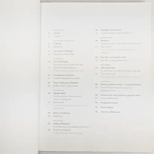 Buch: Trude Fleischmann - Der selbstbewusste Blick / The self-assured Eye, 2011