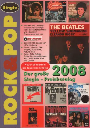 Buch: Der große Single Preiskatalog Rock and Pop 2008, NikMa Musikbuchverlag