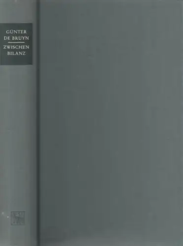 Buch: Zwischenbilanz, Bruyn, Günter de. 1992, S. Fischer Verlag