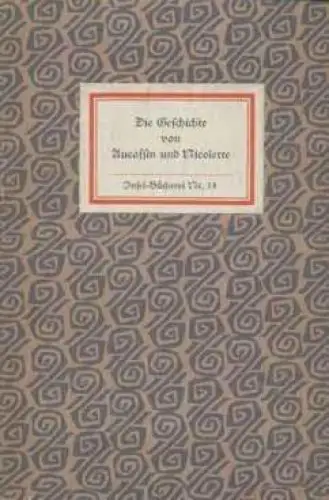 Insel-Bücherei 14, Die Geschichte von Aucassin und Nicolette, Hansmann, Paul