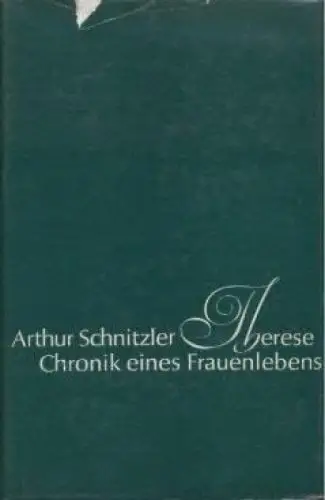 Buch: Therese, Schnitzler, Arthur. 1979, Aufbau Verlag, gebraucht, gut