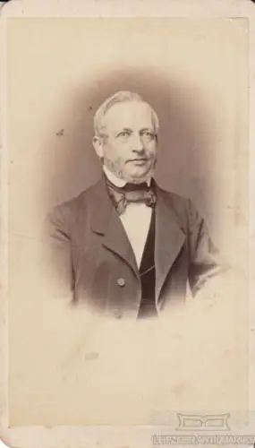 Portrait bürgerlicher Herr mit Backenbart, Fotografie. Fotobild, gebraucht, gut