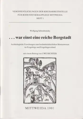 Buch: ...war einst eine reiche Bergstadt, Schwabenicky, Wolfgang, 1991
