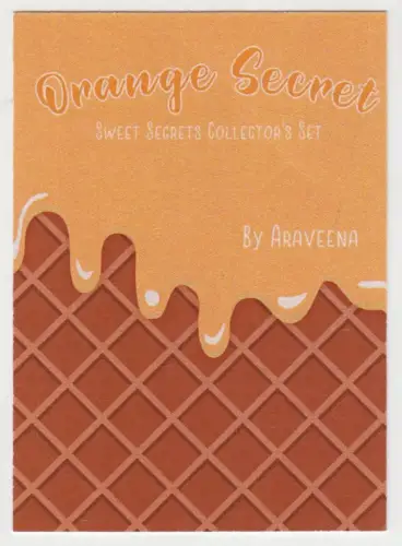 Sammelkarte: Orange Secret, Sweet Secret Collector's Set, Araveena, Jennifer N.