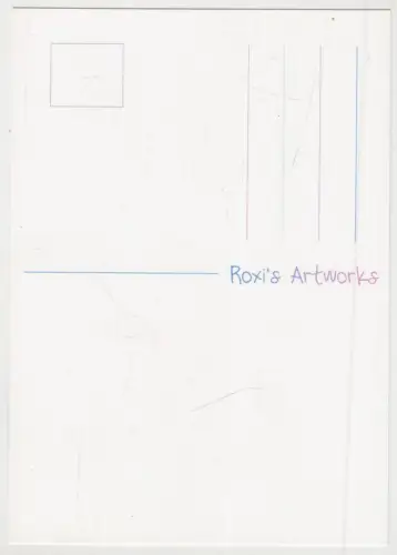 AK Postkarte Manga Anime Girl, Paradox Illustration, Roxi's Artwork, ungelaufen