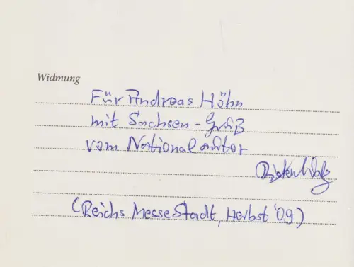 Buch: Ich bin, der ich bin, Walz, Dieter, 2009, Aus meinem Leben..., signiert