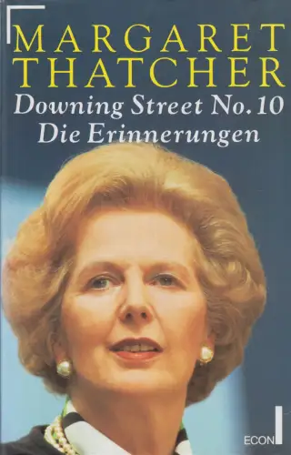 Buch: Downing Street No. 10, Margaret Thatcher, 1993, Econ, signiert!