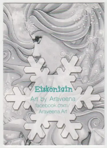 Sammelkarte: Eiskönigin, Araveena, Jennifer N., Manga, Anime, Collection Card