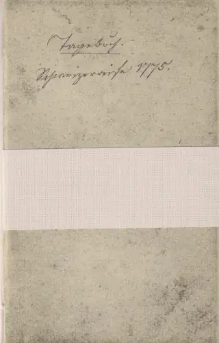 Buch: Von Zürich nach Weimar, Hahn, Karl-Heinz, 1988, Goethes Tagebuch 1775