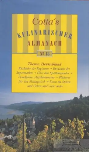 Buch: Cotta's kulinarischer Almanach No. 13, Seitz, Erwin. 2005, Klett-Cotta