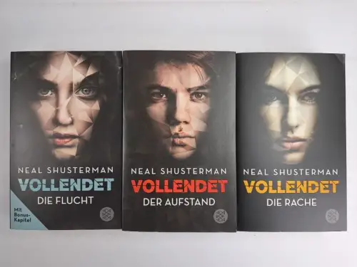 Buch: Unvollendet 1-3 - Flucht, Aufstand, Rache. Neal Shusterman, Fischer, 3 Bde