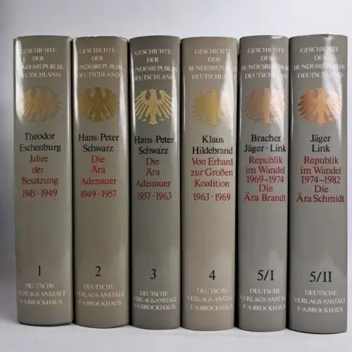 Buch: Geschichte der Bundesrepublik Deutschland 1-5 in 6 Bänden, DVA / Brockhaus