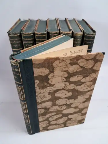Buch: Shakespeares Sämtliche Werke, 8 Bände, Gutenberg-Verlag, gebraucht, gut