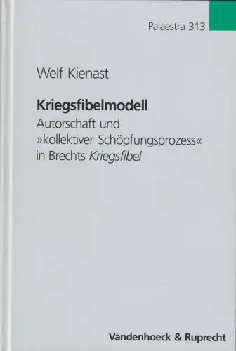 Buch: Kriegsfibelmodell, Kienast, Welf, 2001, Vandenhoeck & Ruprecht, sehr gut
