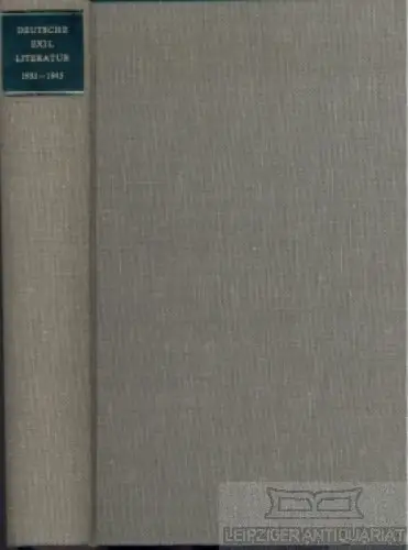 Buch: Deutsche Exil-Literatur 1933-1945, Sternfeld, Wilhelm / Tiedmann, Eva