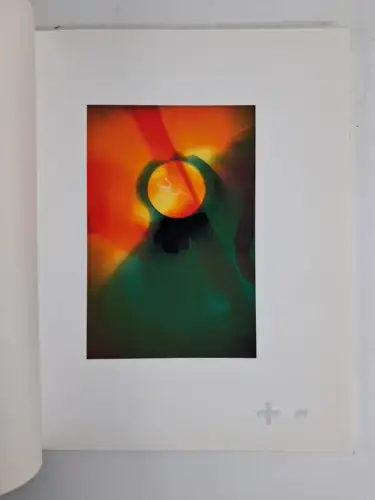 Buch: Ulf Saupe - plusminus + -, 10 farbige Original-Photogramme auf Ilfochrome