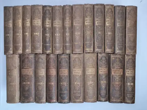 Buch: Johann W. Goethe's Werke (vollständig), Hempel, 36 Teile in 23 Bänden