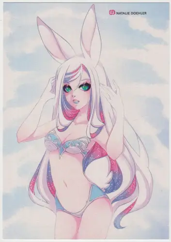 Kunstdruck: Artprint Bunny, Namie Draws, Natalie Doehler, Lilienfae, Manga Art