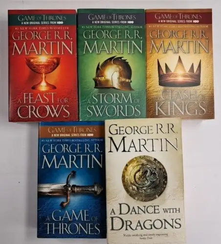 Buch: A Song of Ice and Fire 1-5, George R. R. Martin, Bantam / Harper