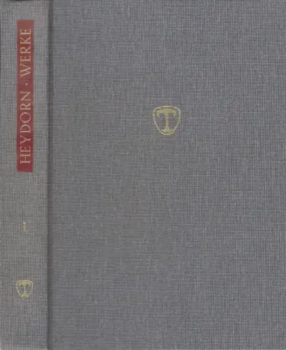 Buch: Heinz-Joachim Heydorn Werke Band 1 - Schriften 1949-1967, Topos, 1994
