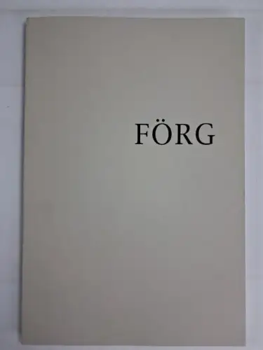 Ausstellungskatalog: Förg. Eckhard Schneider (Hrsg.), 2001, Kunsthaus Bregenz