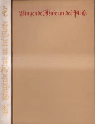 Buch: Singende Muse an der Pleiße, Sperontes, Deutscher Verlag für Musik, 1964