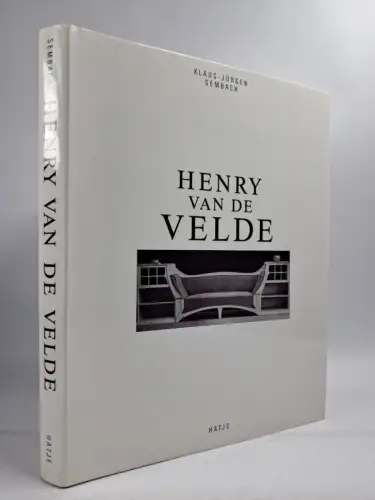 Buch: Henry van de Velde. Klaus-Jürgen Sembach, 1989, Verlag Gerd Hatje