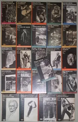 25 Bücher Schaubücher Orell Füssli: China, Tänzerinnen, Hände, Tiere, Gesicht ..