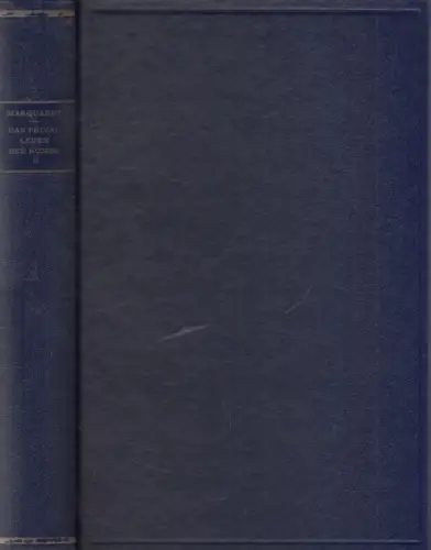 Buch: Das Privatleben der Römer, Marquardt, Joachim. 1964, Zweiter Teil