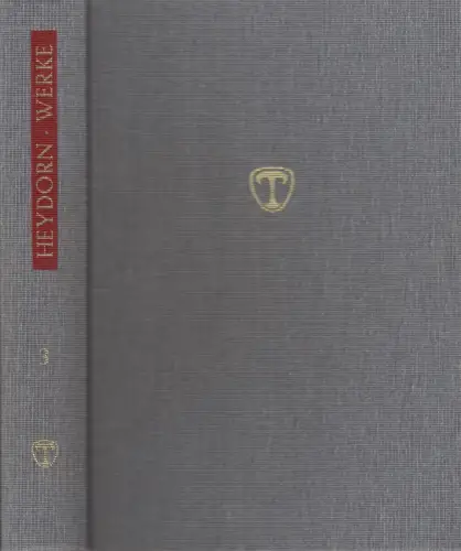 Buch: Heinz-Joachim Heydorn Werke Band 3 - Über Widerspruch von ..., Topos, 1995