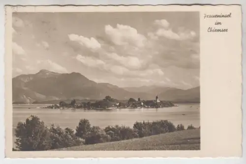 AK Fraueninsel im Chiemsee, ca. 1937, Keetman Photo / Photo-Verlag Xaver Stampfl