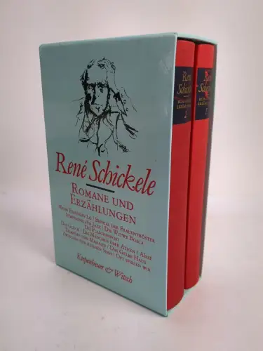 Buch: Romane und Erzählungen in 2 Bänden, Rene Schickele, Kiepenheuer & Witsch