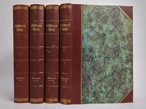 Buch: William Shakespeare - Werke in zehn Teilen, 10 Teile in 4 Bänden, Bong