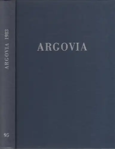 Buch: Argovia Band 95 / 1983, Verlag Sauerländer, gebraucht, sehr gut