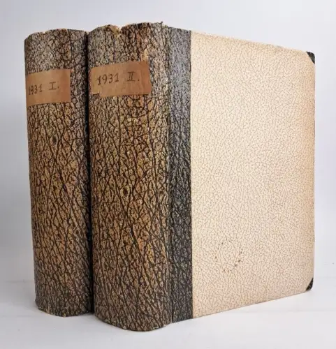 Buch: Die neue Rundschau 1931 Band 1+2, XLII. Jahrgang der freien Bühne, Fischer