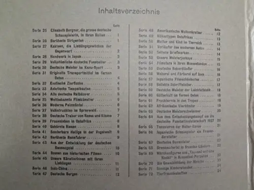 Sammelbilderalbum: Die Welt in Bildern 2. Folge (vollständig), Boxer, Fußballer